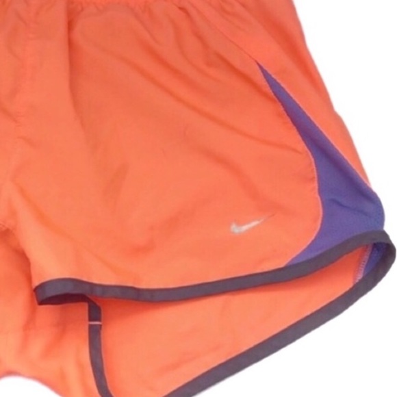 NIKE | TEMPO DRI-FIT ORANGE & PURPLE SHORTS - Picture 2 of 7